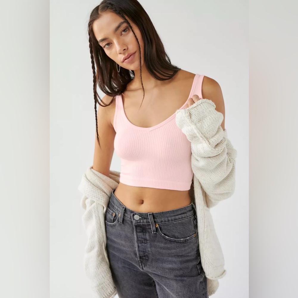 Urban Outfitters Out From Under Drew Seamless Ribbed Bra Top